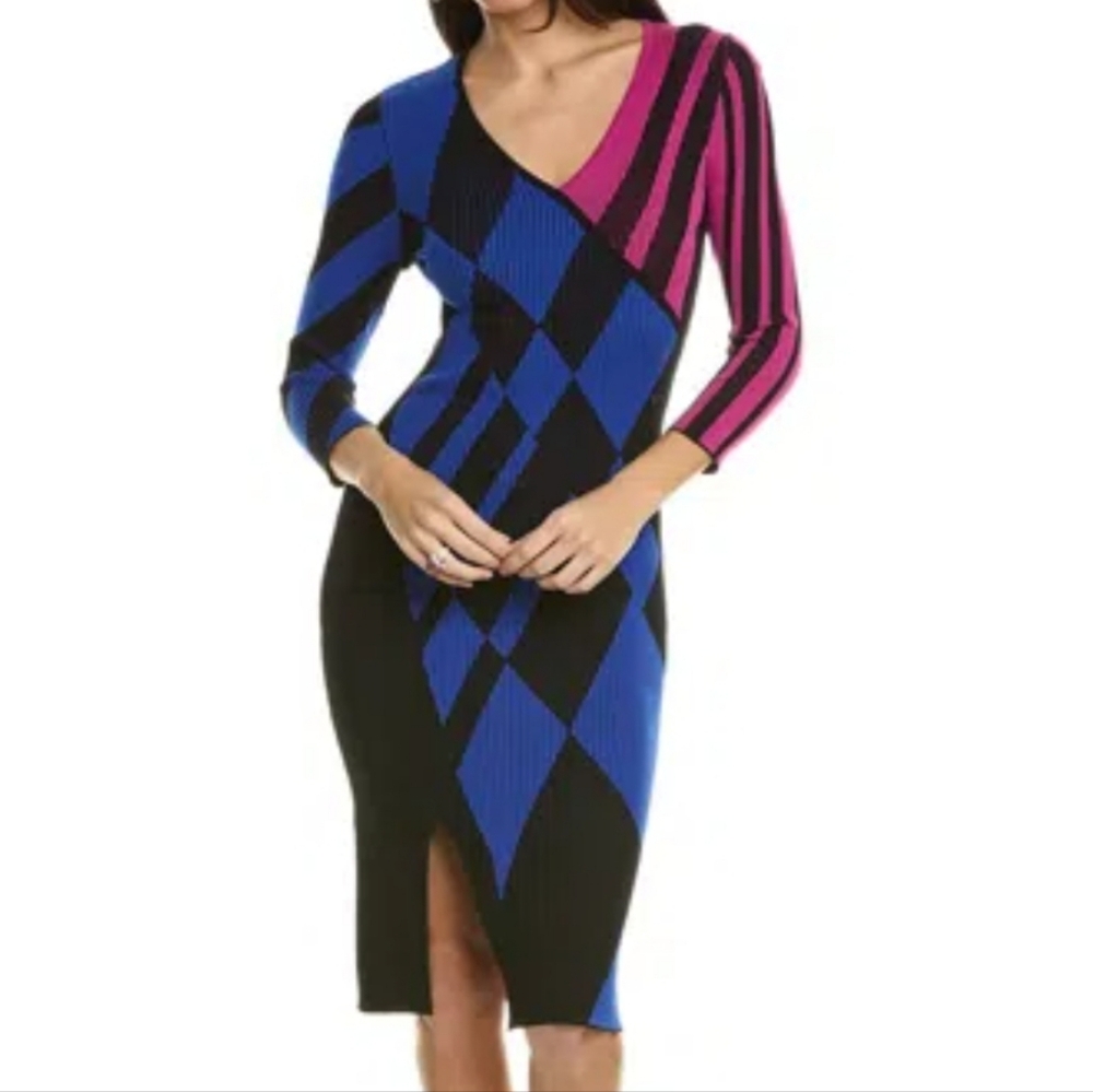Diane von Furstenberg Dot Sheath Dress Size Large
